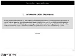 Sites similar to text-online-umschreiben.de