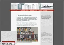 Sites similar to text-plus-form.de