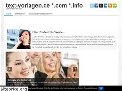 Sites similar to text-vorlagen.de