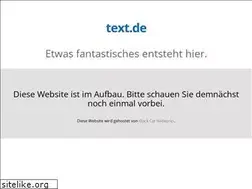 Sites similar to text.de
