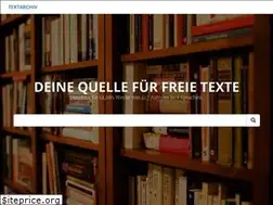 Sites similar to textarchiv.com