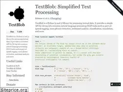 Sites similar to textblob.readthedocs.io