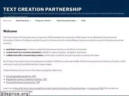 Sites similar to textcreationpartnership.org