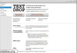 Sites similar to textdropapp.com