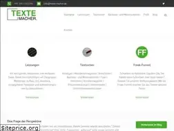 Sites similar to texte-macher.de
