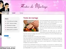 Sites similar to textes-mariage.fr