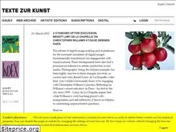 Sites similar to textezurkunst.de