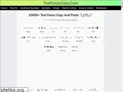 Sites similar to textfacescopy.com