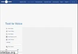 Sites similar to textfromtospeech.com