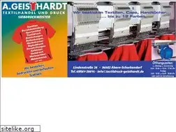 Sites similar to textildruck-geisthardt.de