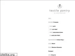 Sites similar to textile-pantry.jp