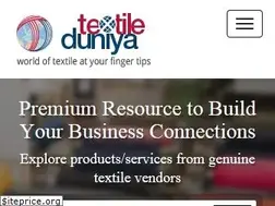Sites similar to textileduniya.com