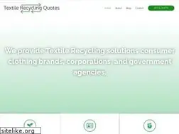 Sites similar to textilerecyclingquotes.com