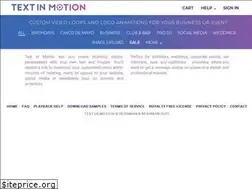 Sites similar to textinmotion.tv