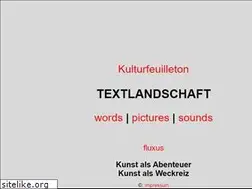 Sites similar to textlandschaft.de