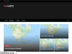 Sites similar to textlists.info
