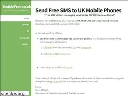 Sites similar to textmefree.co.uk