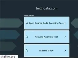 Sites similar to textndata.com