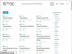 Sites similar to textos.net.br