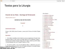 Sites similar to textosparalaliturgia.blogspot.com