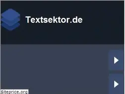 Sites similar to textsektor.de