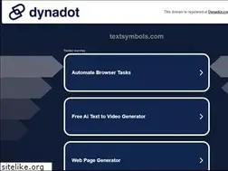 Sites similar to textsymbols.com