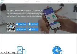 Sites similar to texttomp3.com