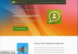 Sites similar to texttomp3.net