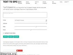 Sites similar to texttospeech.io