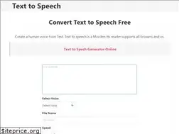 Sites similar to texttospeech.onl