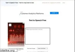 Sites similar to texttospeechfree.com