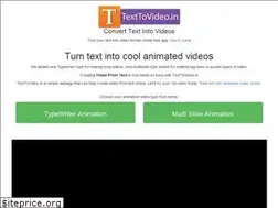 Sites similar to texttovideo.in