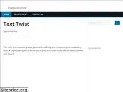 Sites similar to texttwist.online