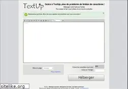 Sites similar to textup.fr