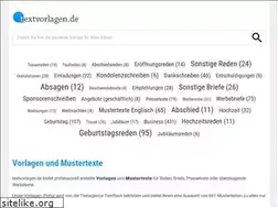 Sites similar to textvorlagen.de