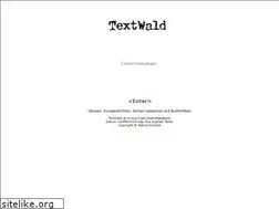 Sites similar to textwald.de