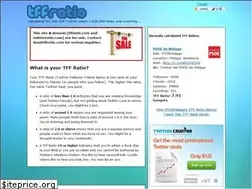 Sites similar to tffratio.com