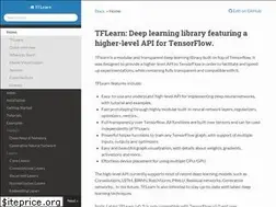 Sites similar to tflearn.org