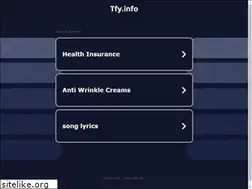 Sites similar to tfy.info