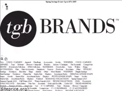 Sites similar to tgbbrands.com