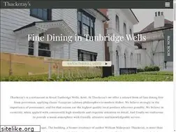 Sites similar to thackerays-restaurant.co.uk