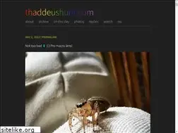 Sites similar to thaddeushunt.com