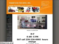 Sites similar to thaddsonthespotinc.com