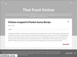 Sites similar to thai-food-online-blog.blogspot.com