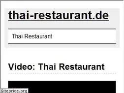 Sites similar to thai-restaurant.de