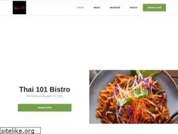 Sites similar to thai101bistro.com