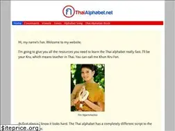 Sites similar to thaialphabet.net