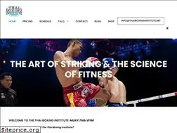 Sites similar to thaiboxinginstitute.net
