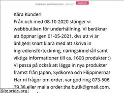 Sites similar to thaibutik.se