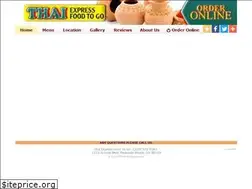 Sites similar to thaiexpressfoodtogoca.com